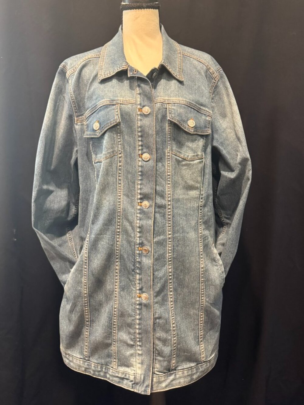 Chico's Denim Jacket, Size 3